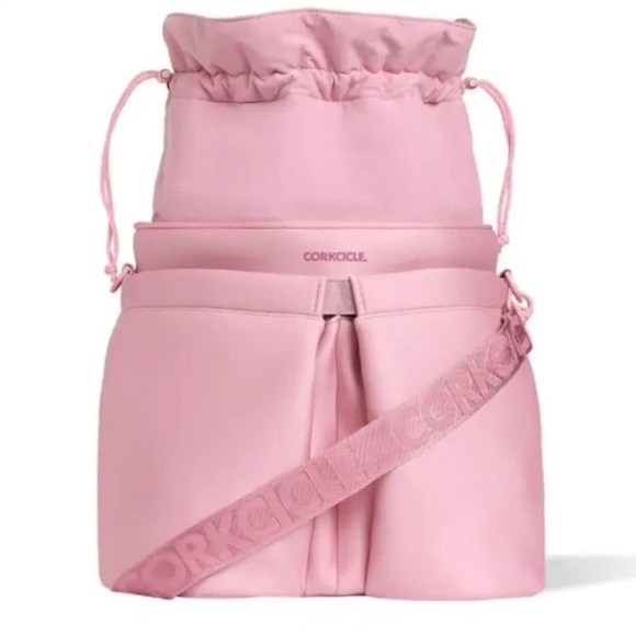 NWT Corkcicle Pink Beverage Bucket Insulated Bag Cooler 🩷 - Picture 1 of 16